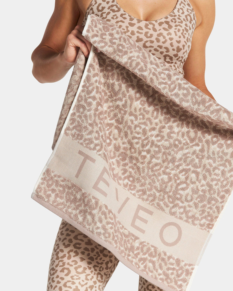 Fitness-Handtuch "Leo Cream"