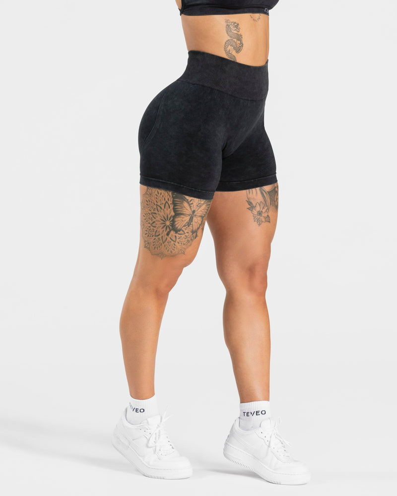 Acid Covert Scrunch Shorts "Schwarz"