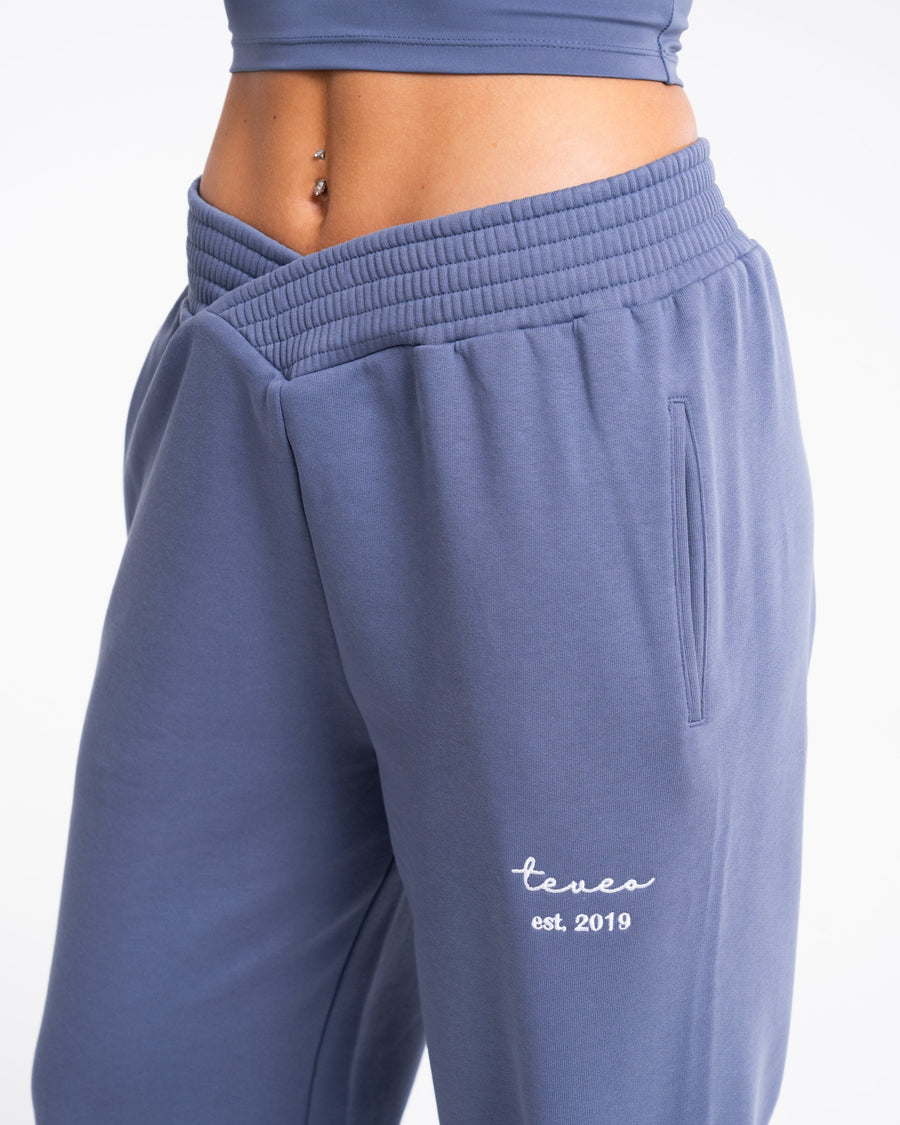 Fearless V-Shape Oversized Jogger "Blau"
