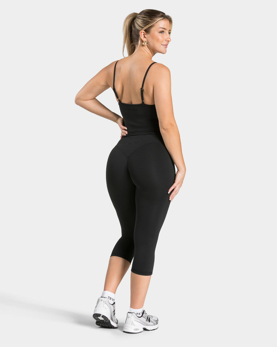 Allrounder Capri Leggings "Schwarz"
