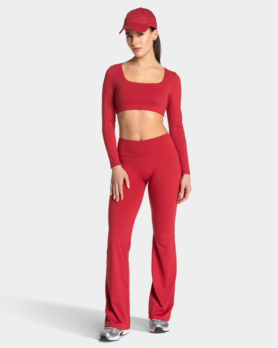 Allrounder Sculpt Scrunch Flared Leggings Tall "Cherry"