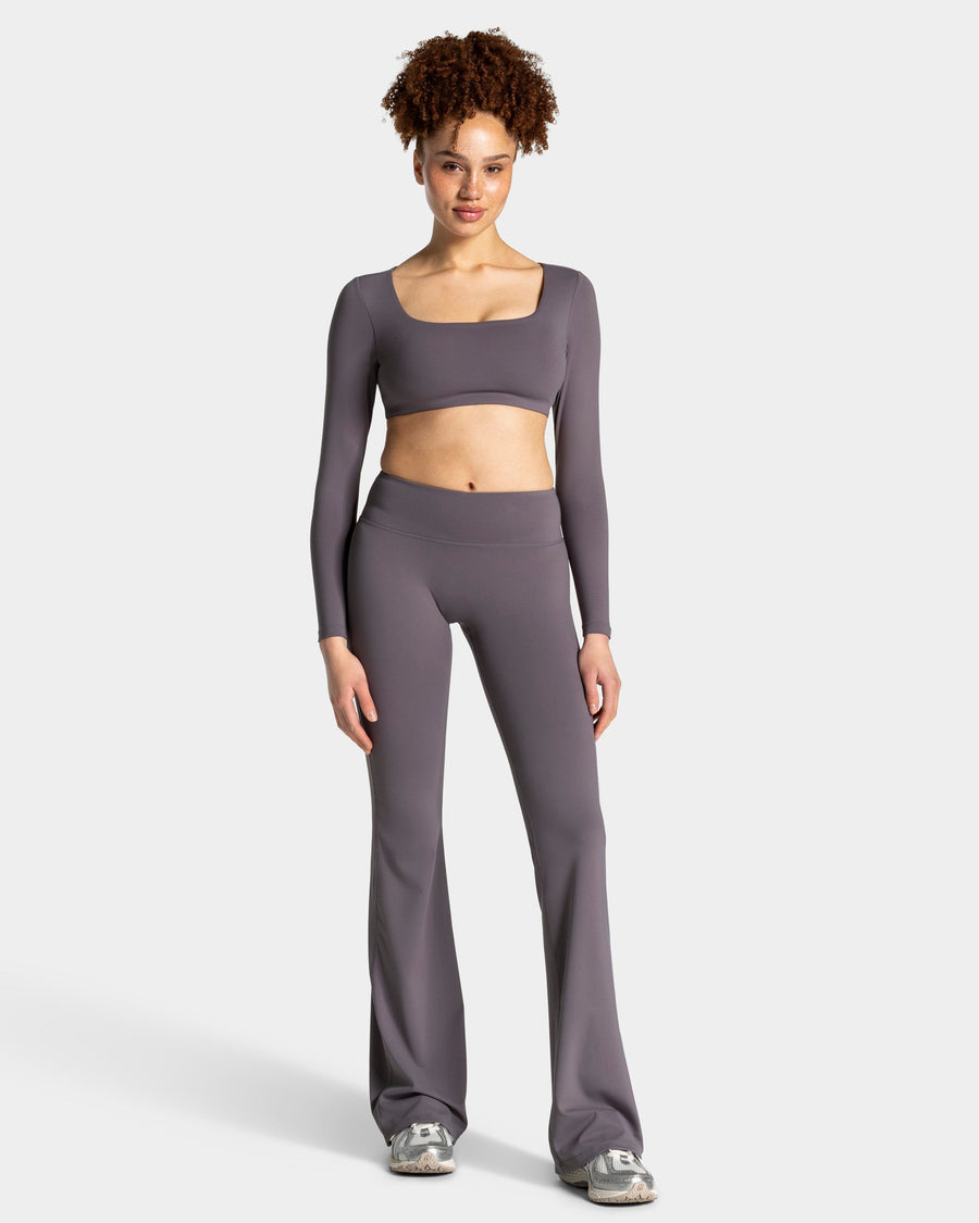 Allrounder Cropped Longsleeve "Graphit"