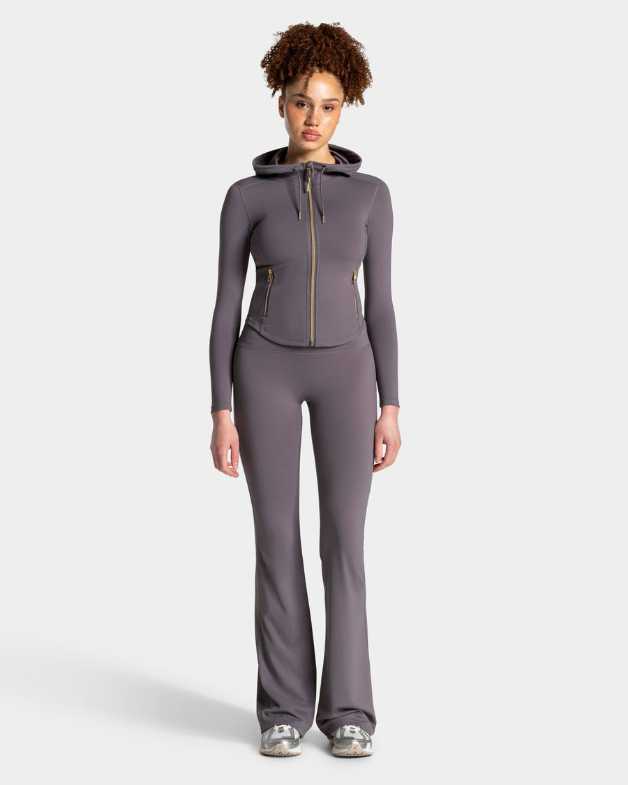 Allrounder Shaping Hooded Zip Jacke "Graphit - Gold"