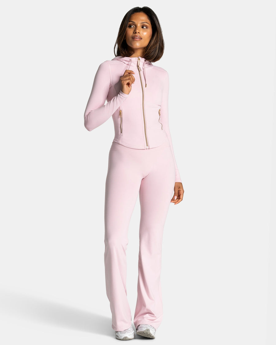 Allrounder Shaping Hooded Zip Jacke "Rosa - Gold"