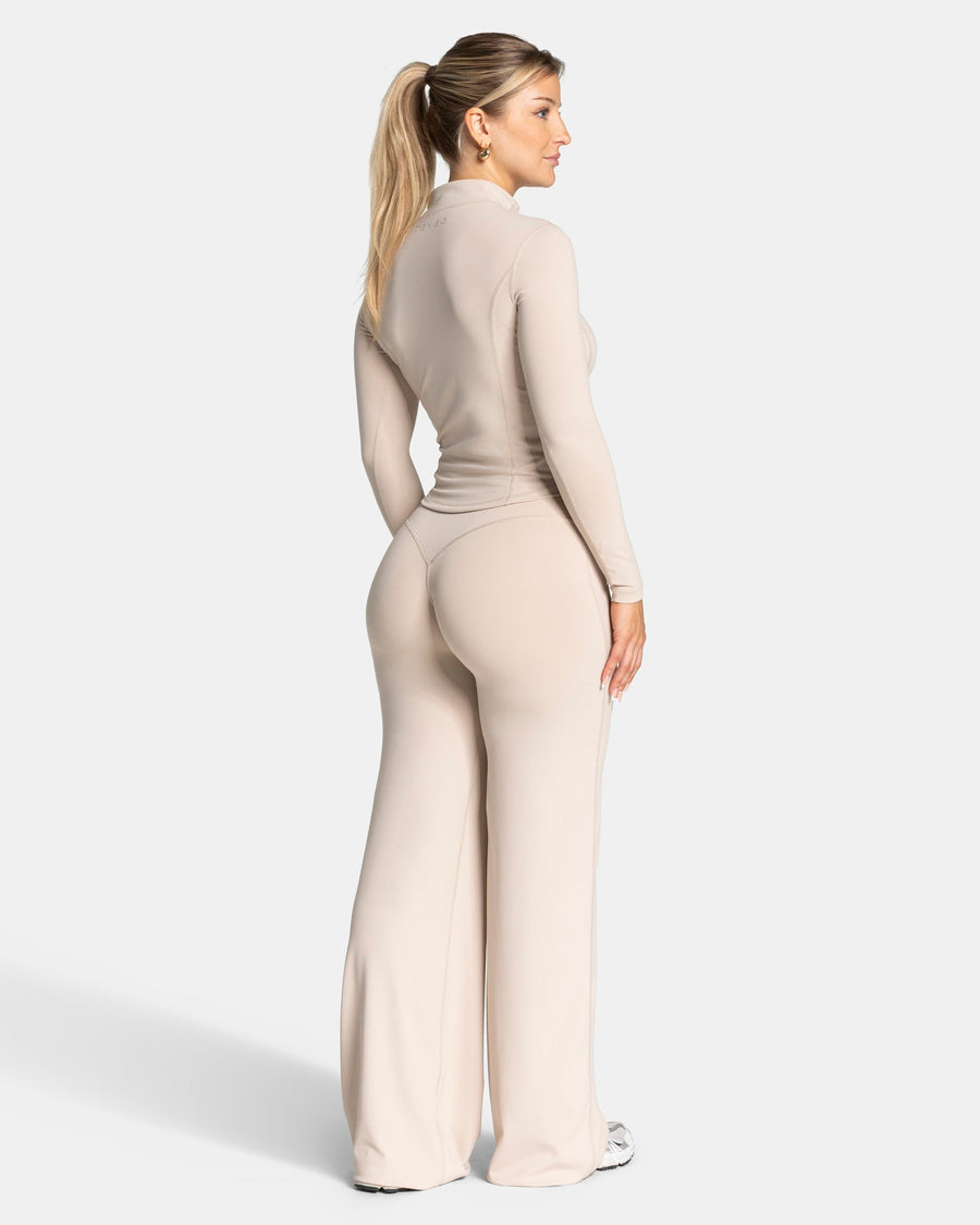 Allrounder Shaping Zip Jacke "Cream - Gold"