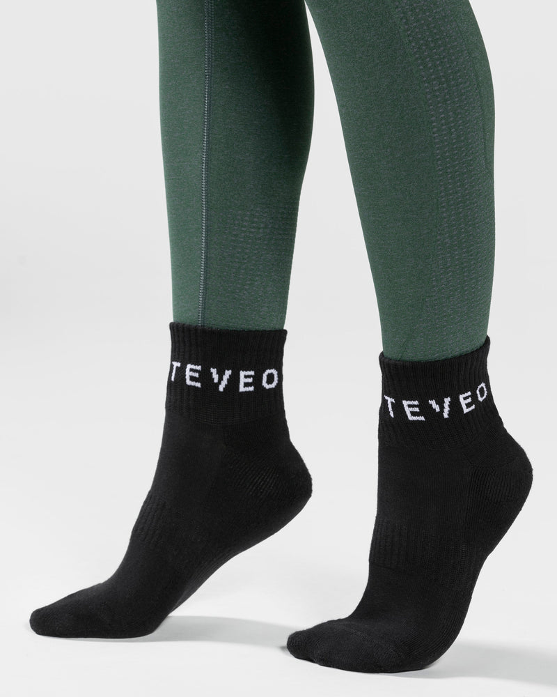 Ankle Socken (2er-Pack) "Schwarz"