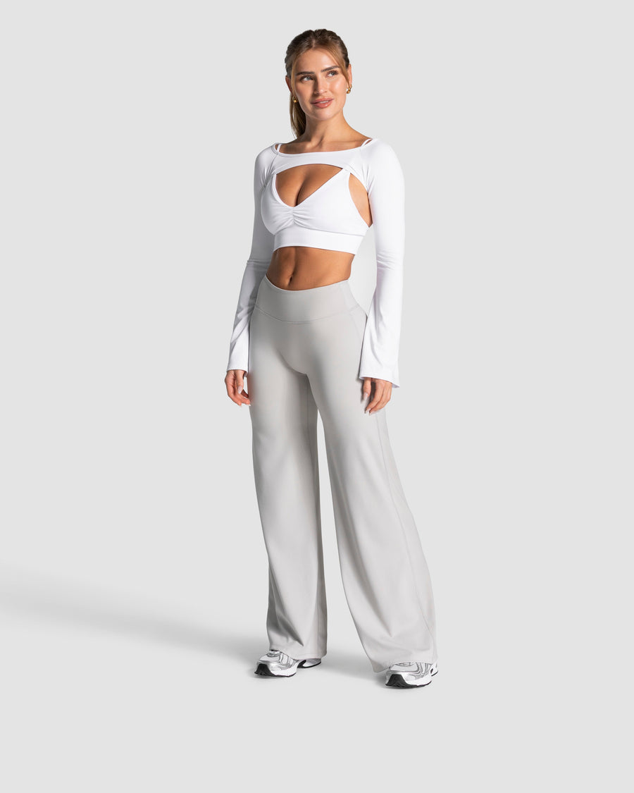 Charming Pro Scrunch Straight Leg Pants "Moon"