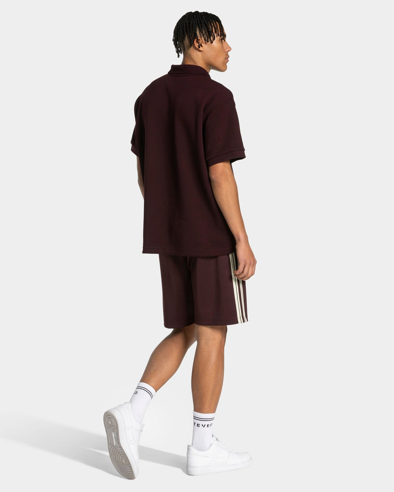 Club Oversized Polo "Merlot"