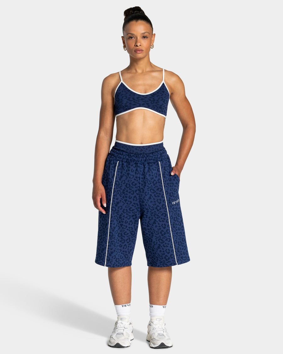 Contrastline Oversized Jorts "Leo Dunkelblau"