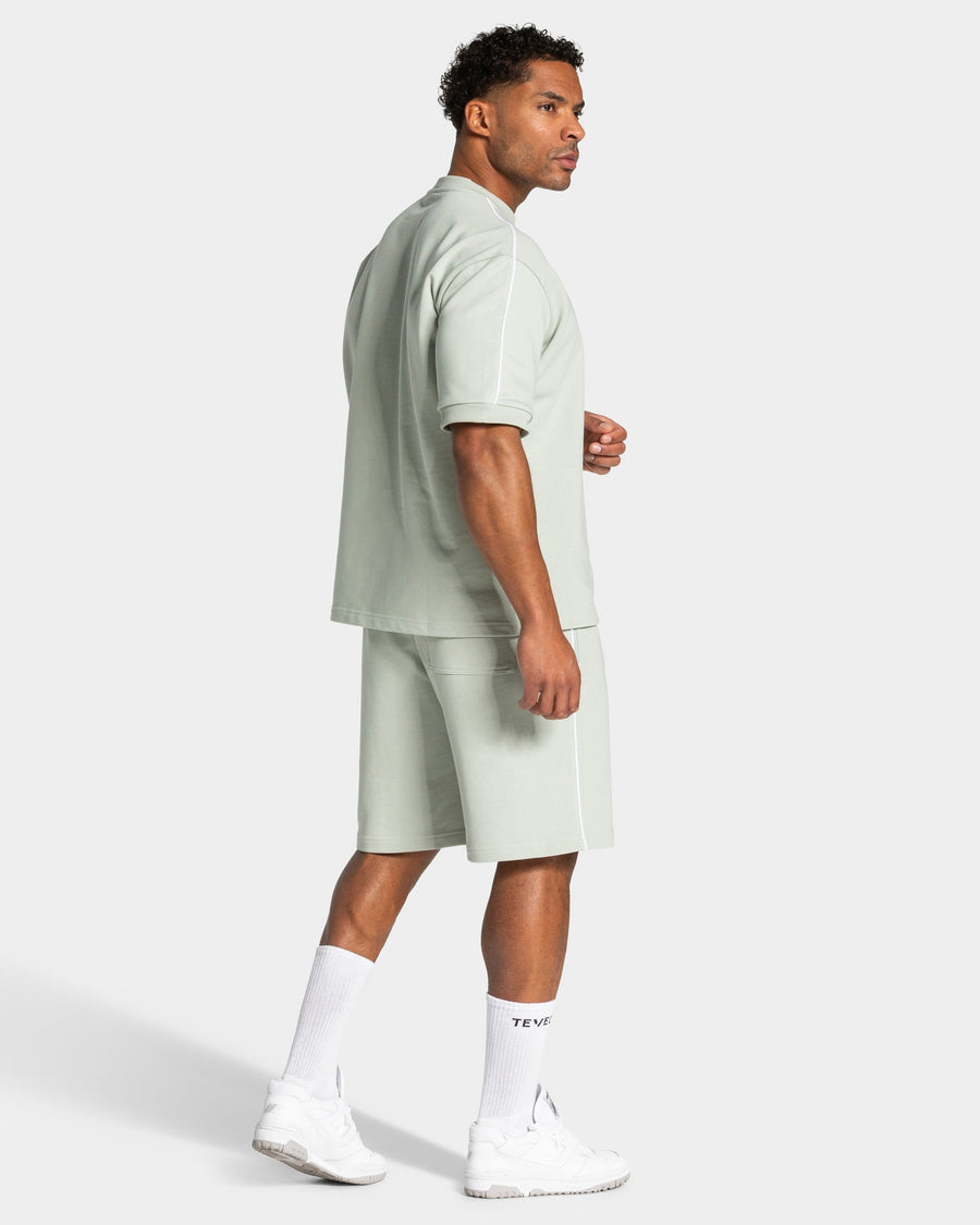 Contrastline Oversized T-Shirt "Pistachio"