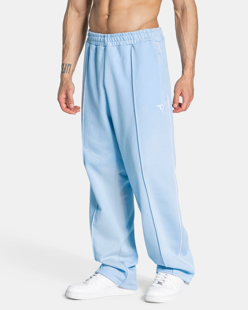 Contrastline Straight Leg Jogger "Babyblau"
