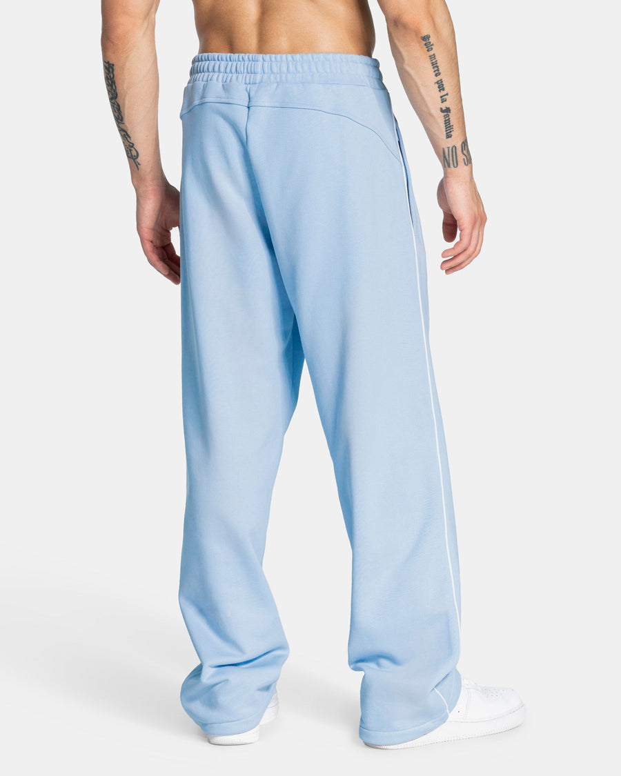 Contrastline Straight Leg Jogger "Babyblau"