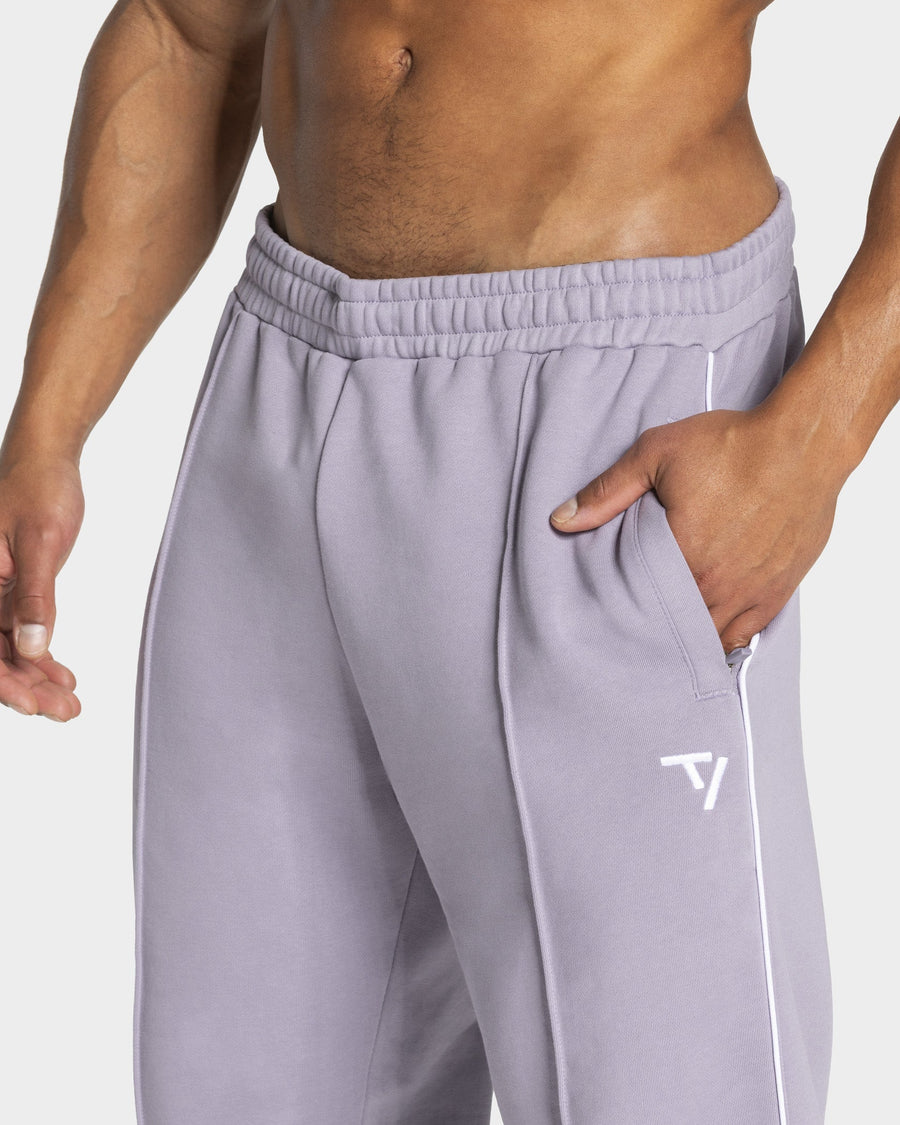 Contrastline Straight Leg Jogger "Lavendel"