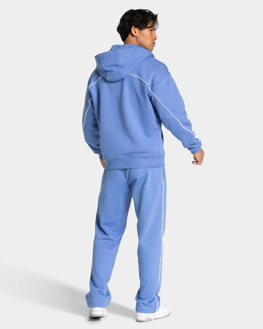 Contrastline Straight Leg Jogger "Azure"