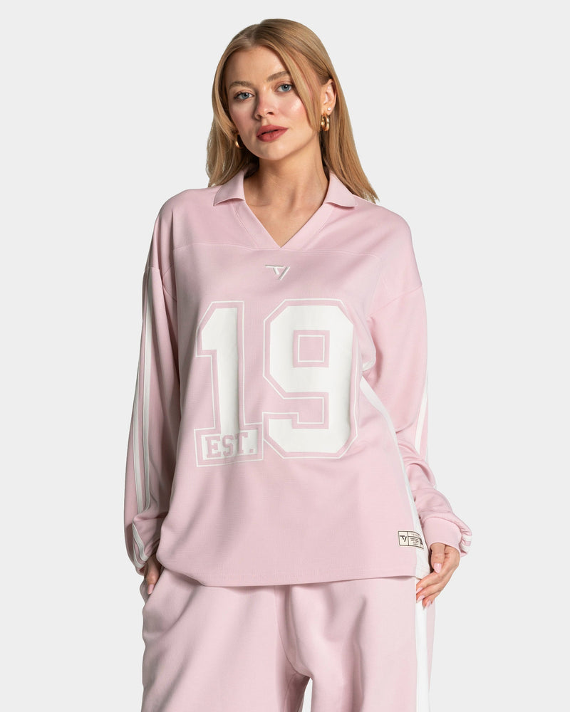 Football Polo Longsleeve "Rosa"