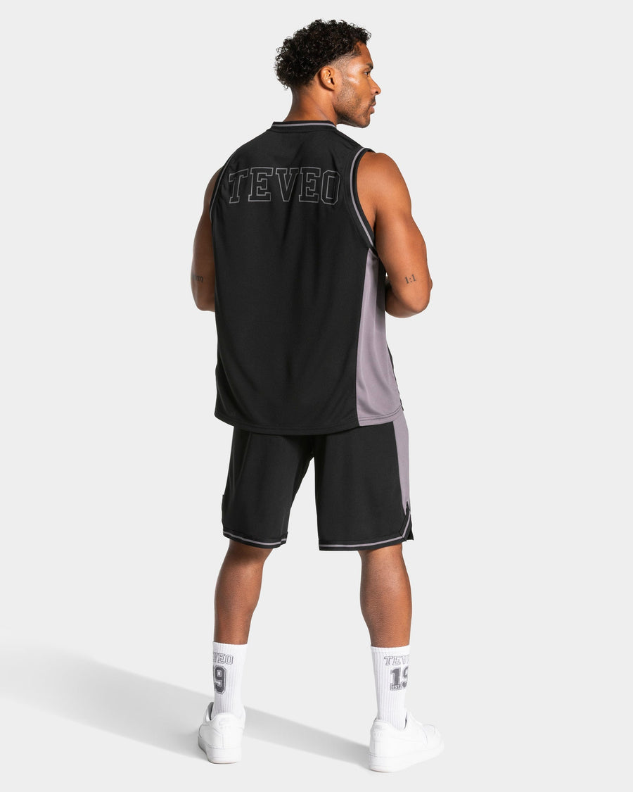 Football Shorts 9 Inch "Schwarz"