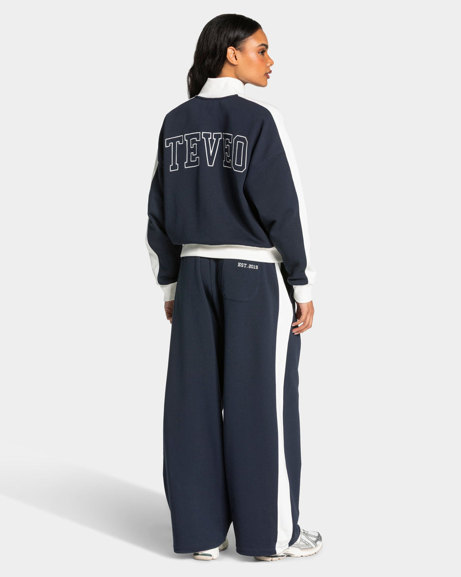 Football Wide Leg Jogger "Midnight"