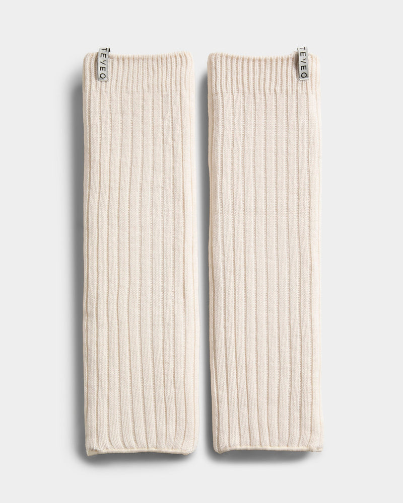 Knit Stulpen "Cream"