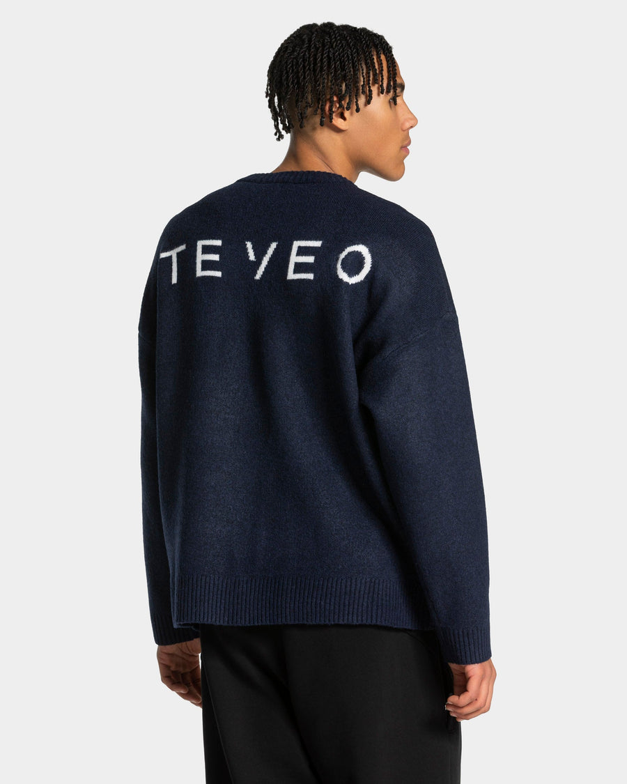 Knit Sweater "Midnight Meliert"