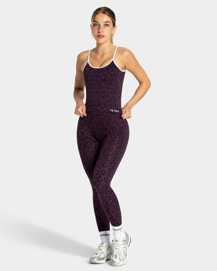 Contrastline Cami Top "Leo Blackberry"