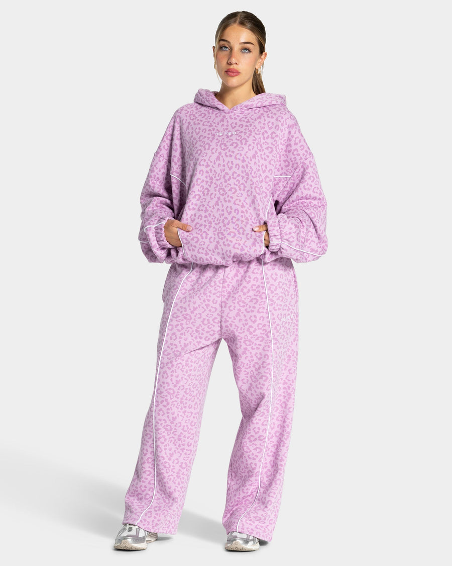 Contrastline Wide Leg Jogger "Leo Orchid"