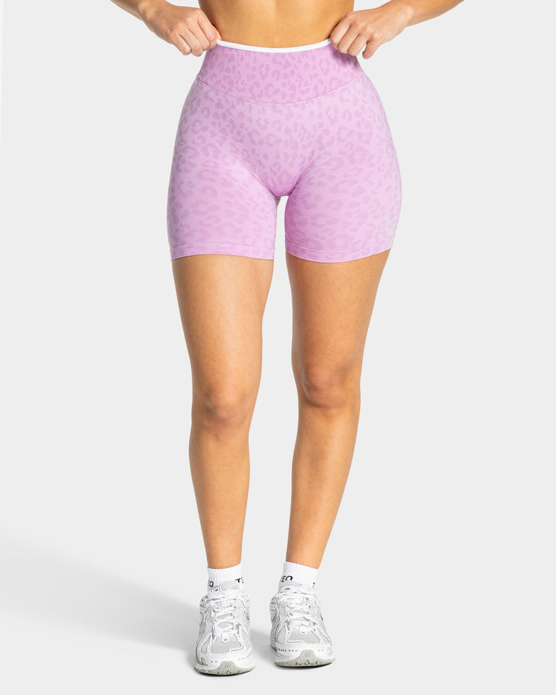 Contrastline Sculpt Scrunch Shorts "Leo Orchid"
