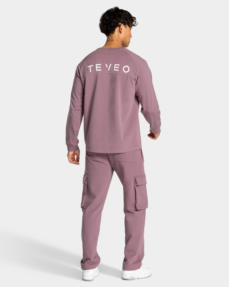 Lift Wide Leg Cargo Jogger "Mauve"