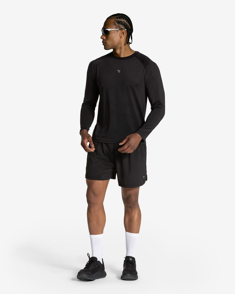 END Running Longsleeve "Schwarz"