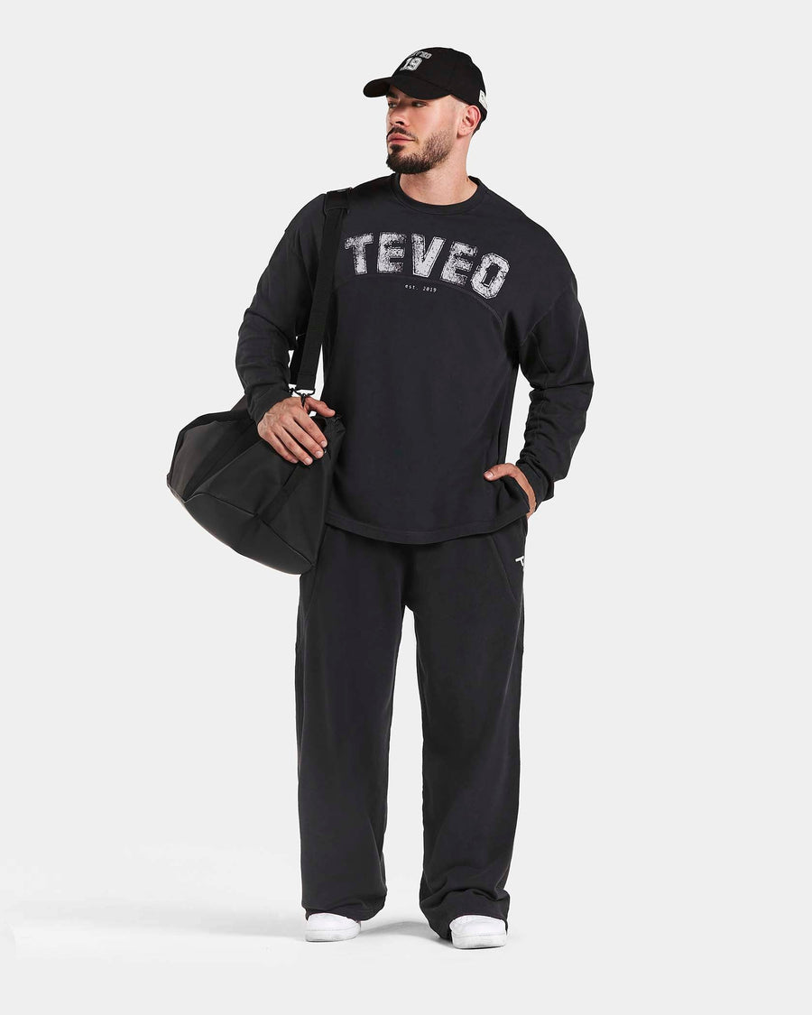 Legacy Lifting Oversized Longsleeve "Acid Schwarz"