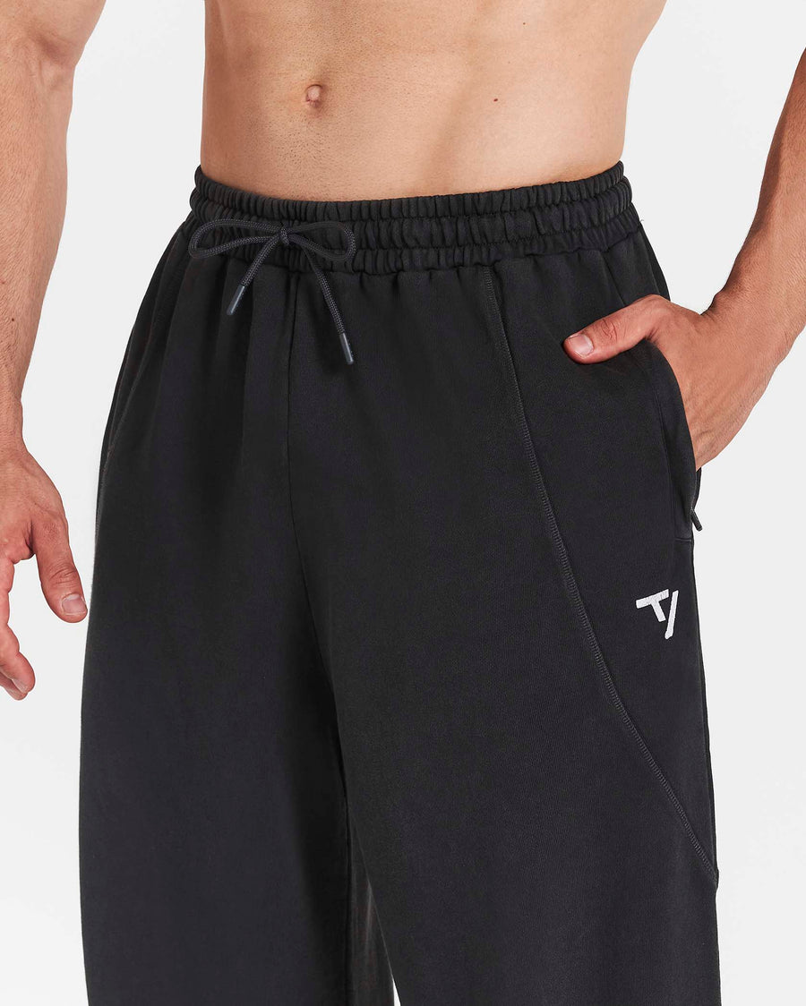 Legacy Lifting Oversized Straight Leg Jogger "Acid Schwarz"
