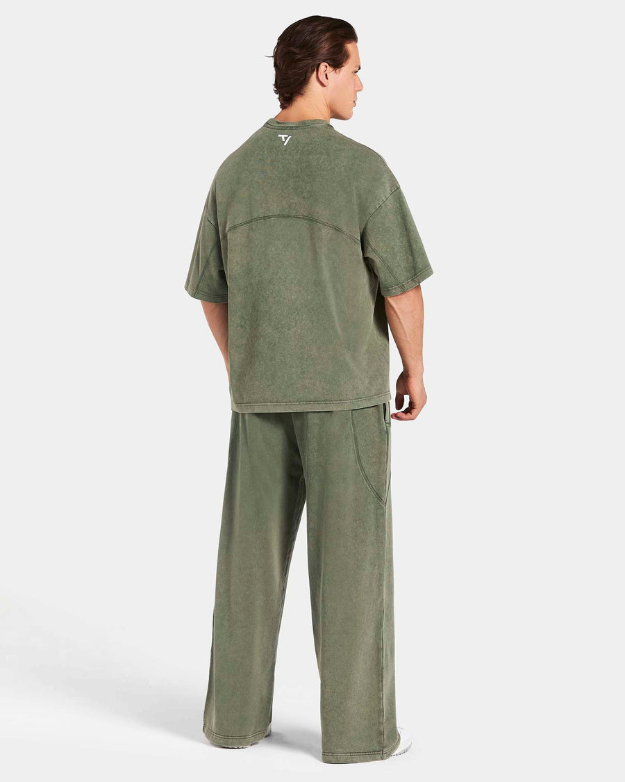Legacy Lifting Oversized Straight Leg Jogger "Acid Khaki"