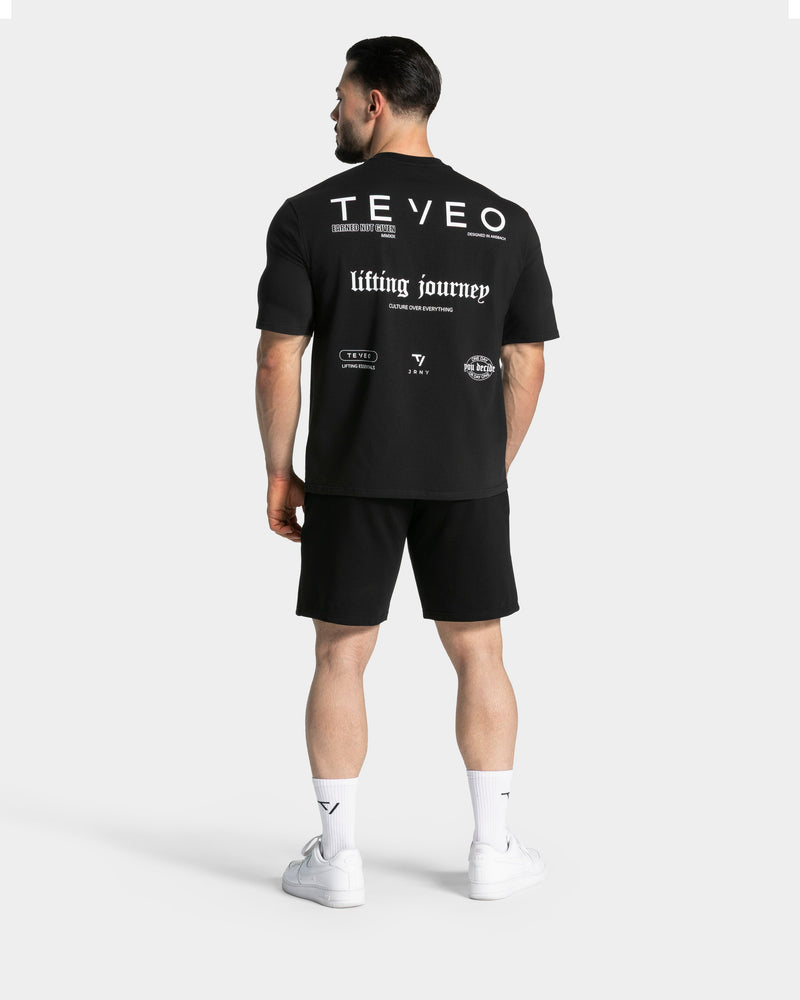 Lifting Journey Oversized T-Shirt "Schwarz"