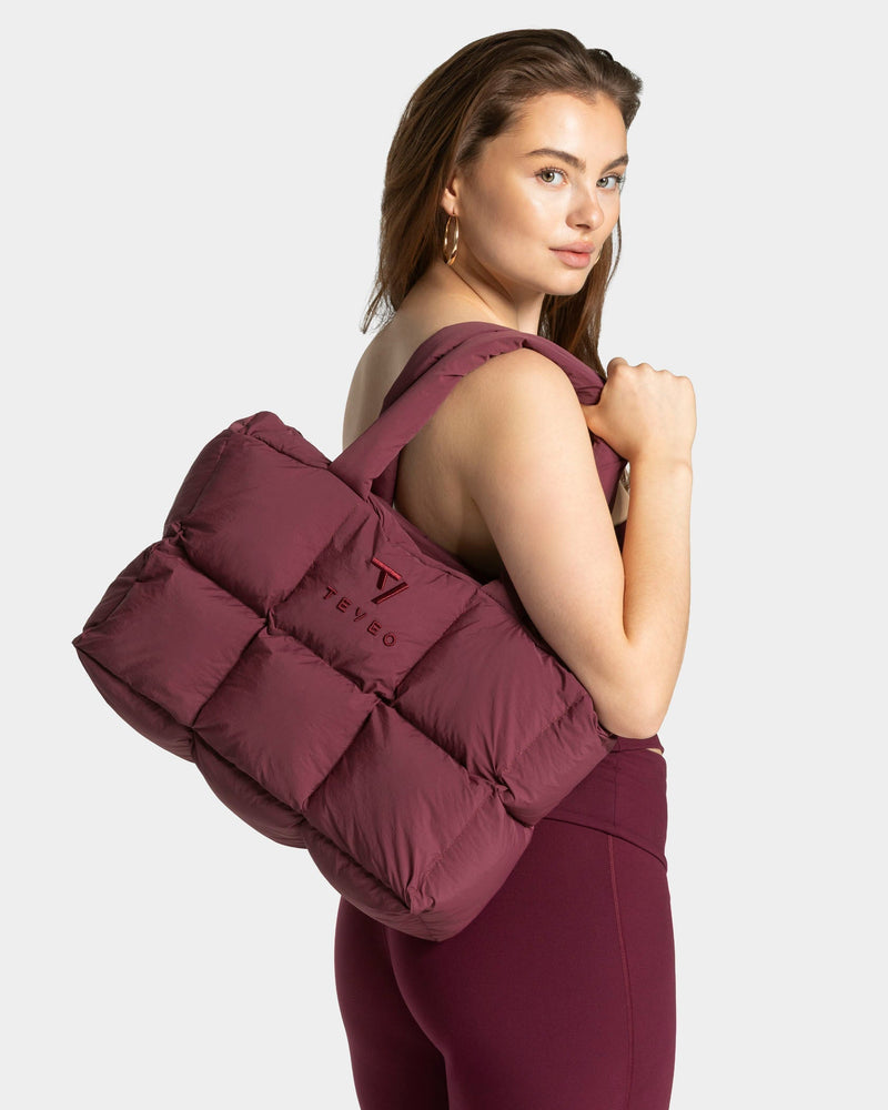 Mellow Puffer Bag "Pflaume"