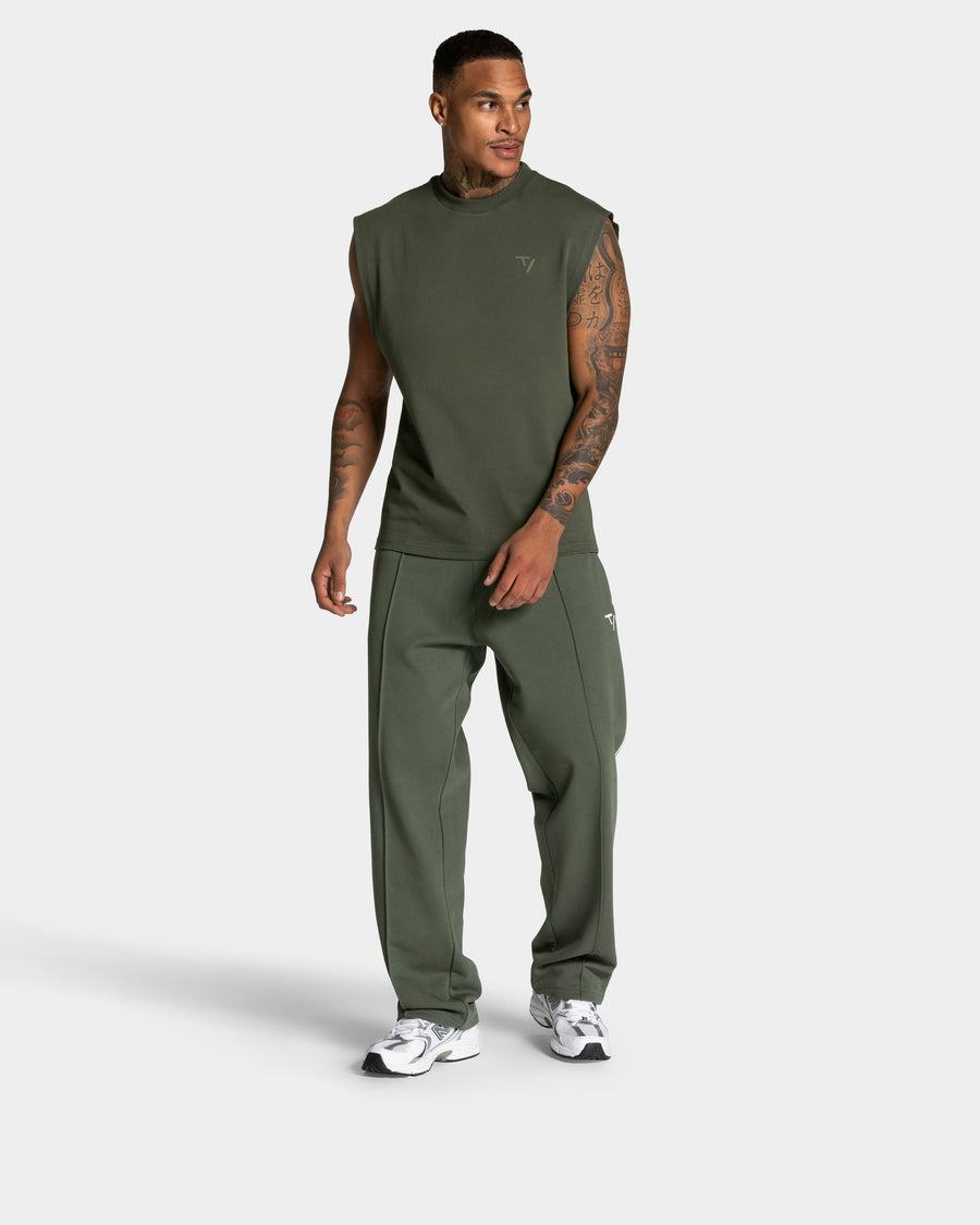 Contrastline Oversized Tank "Khaki"