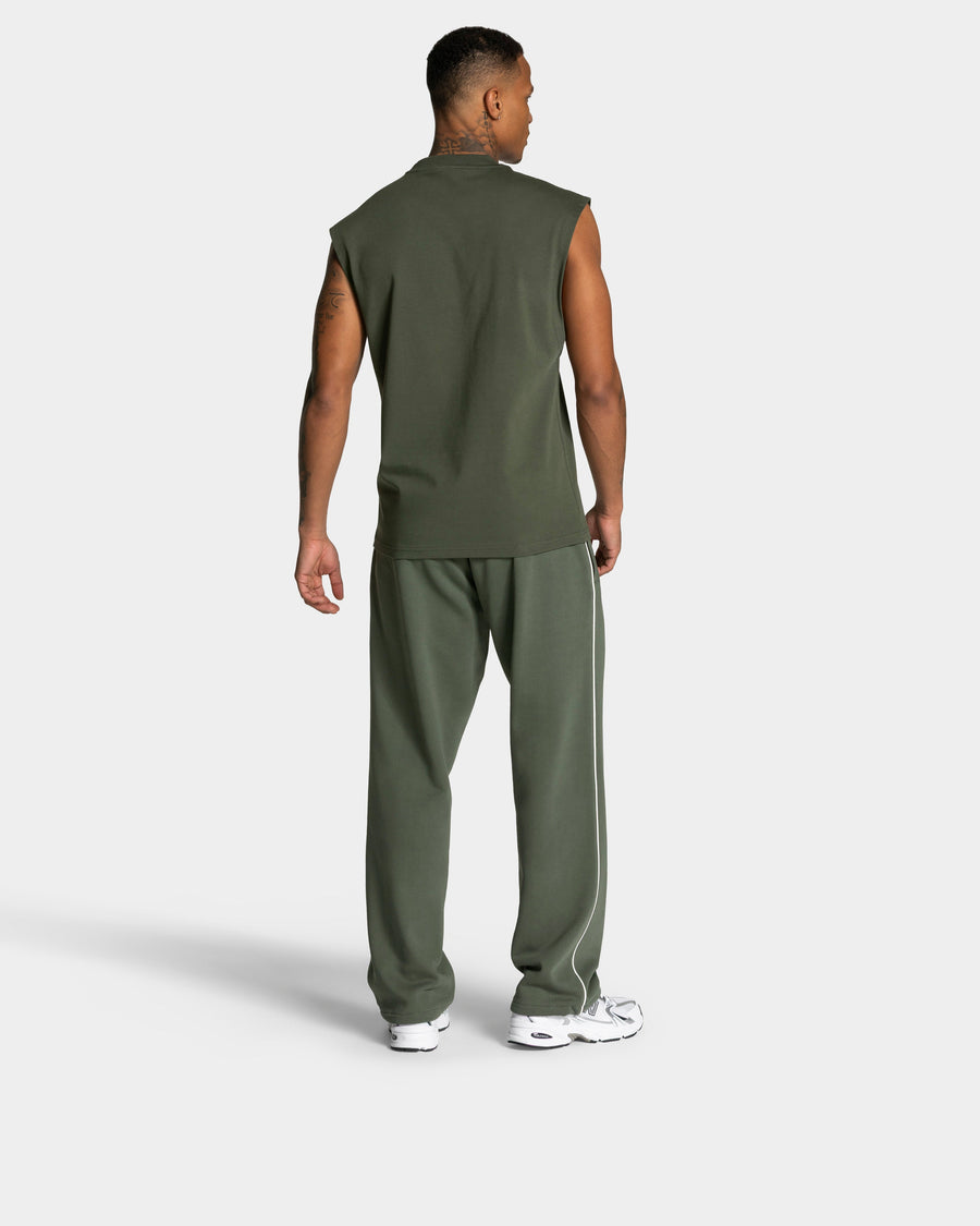 Contrastline Oversized Tank "Khaki"