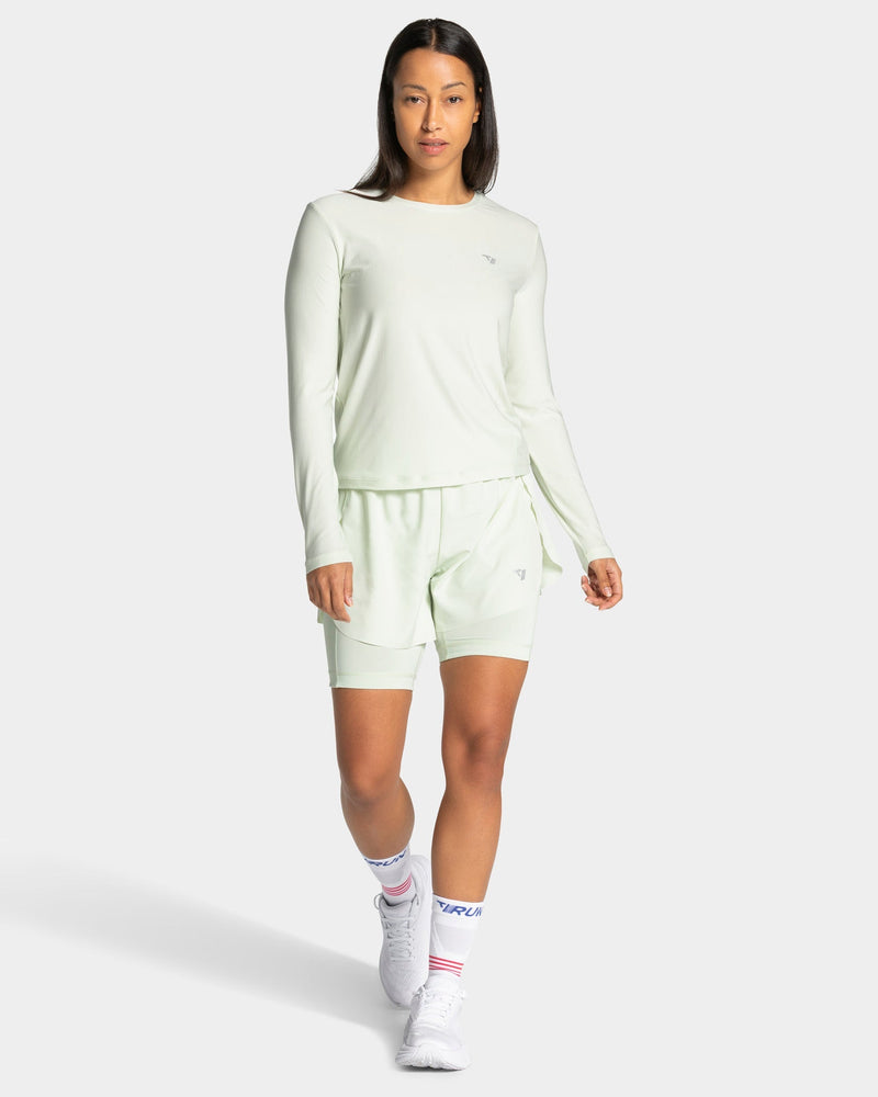 RUN 2in1 Shorts 8 Inch "Ice Mint"