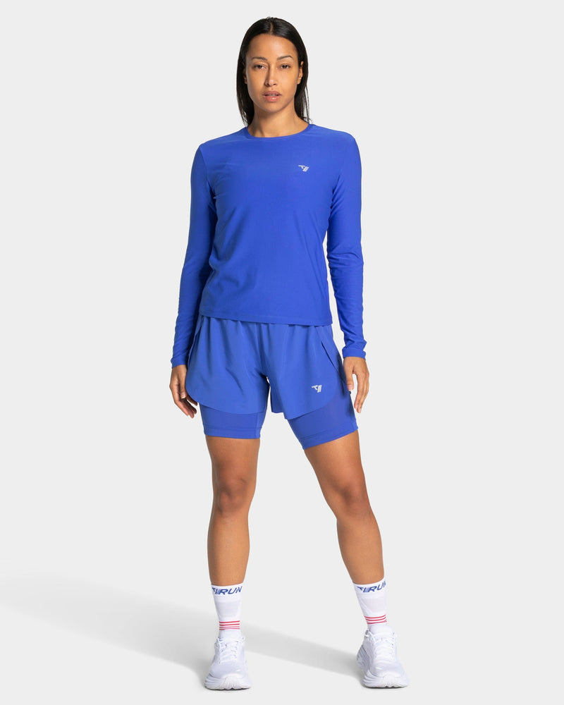 RUN Longsleeve "Royalblau"
