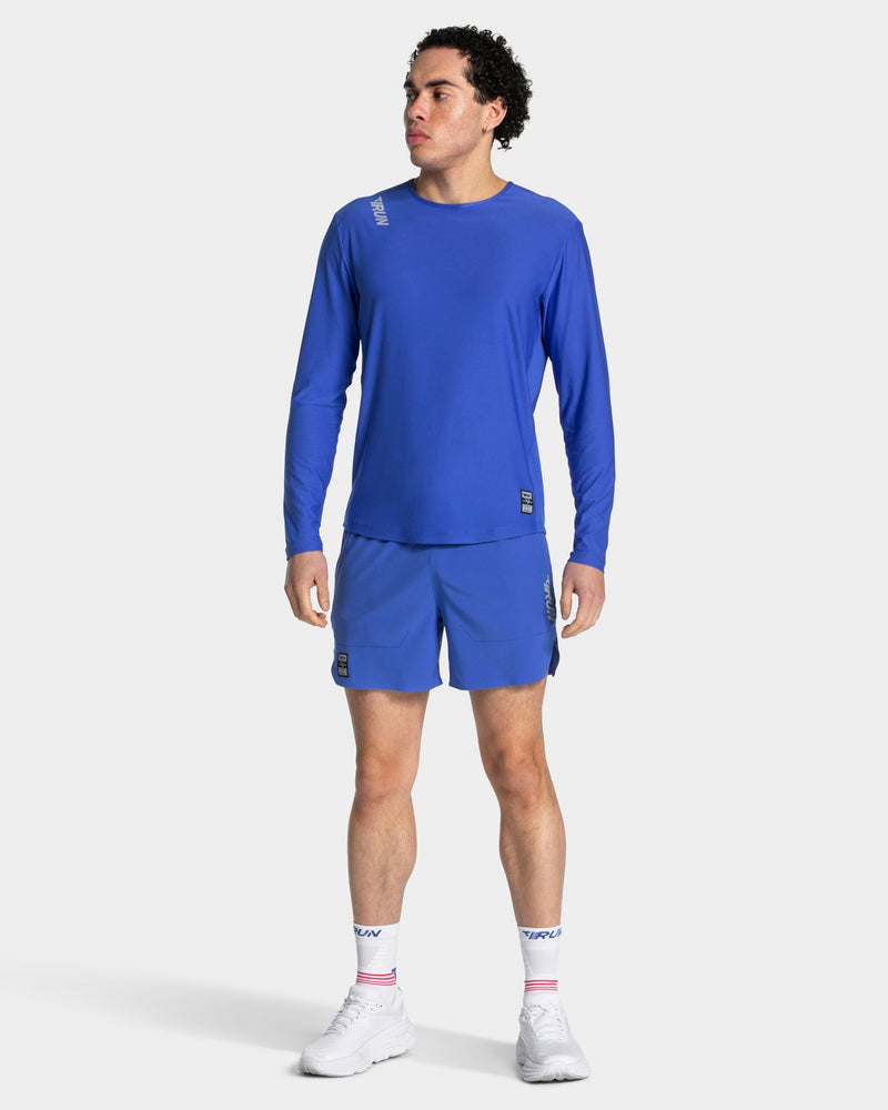 RUN Longsleeve "Royalblau"