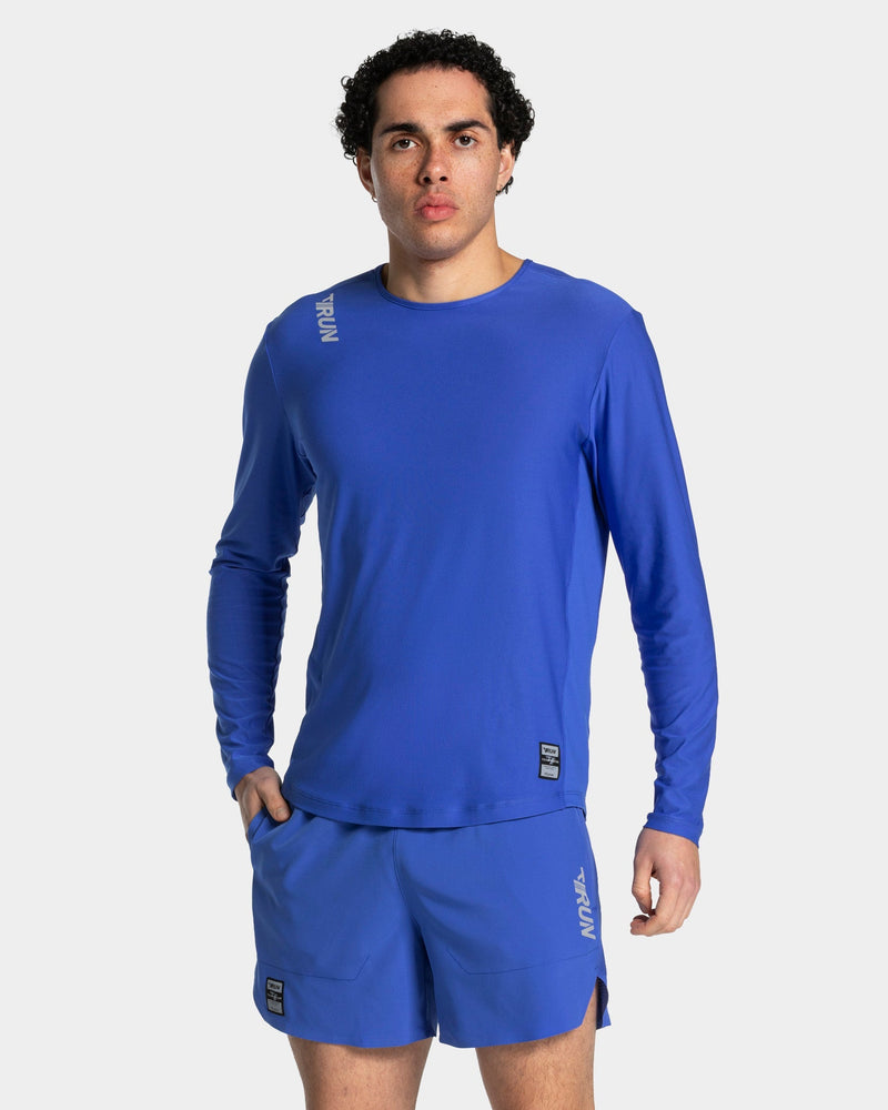 RUN Longsleeve "Royalblau"