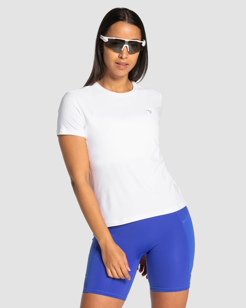 RUN T-Shirt "Weiß"