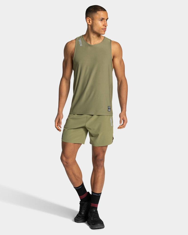 RUN Shorts 7 Inch "Olive"