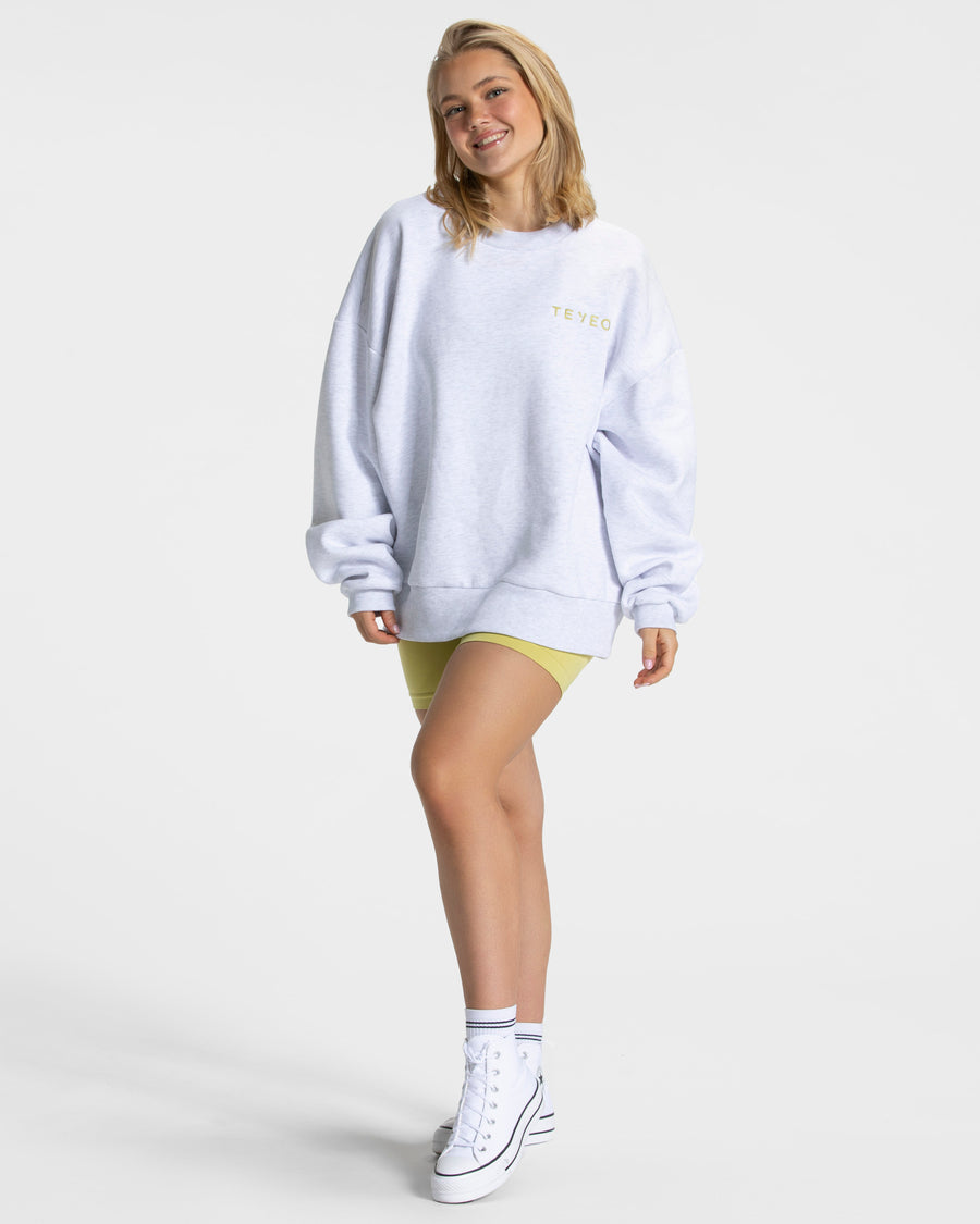 Signature Oversized Sweater "Lime"