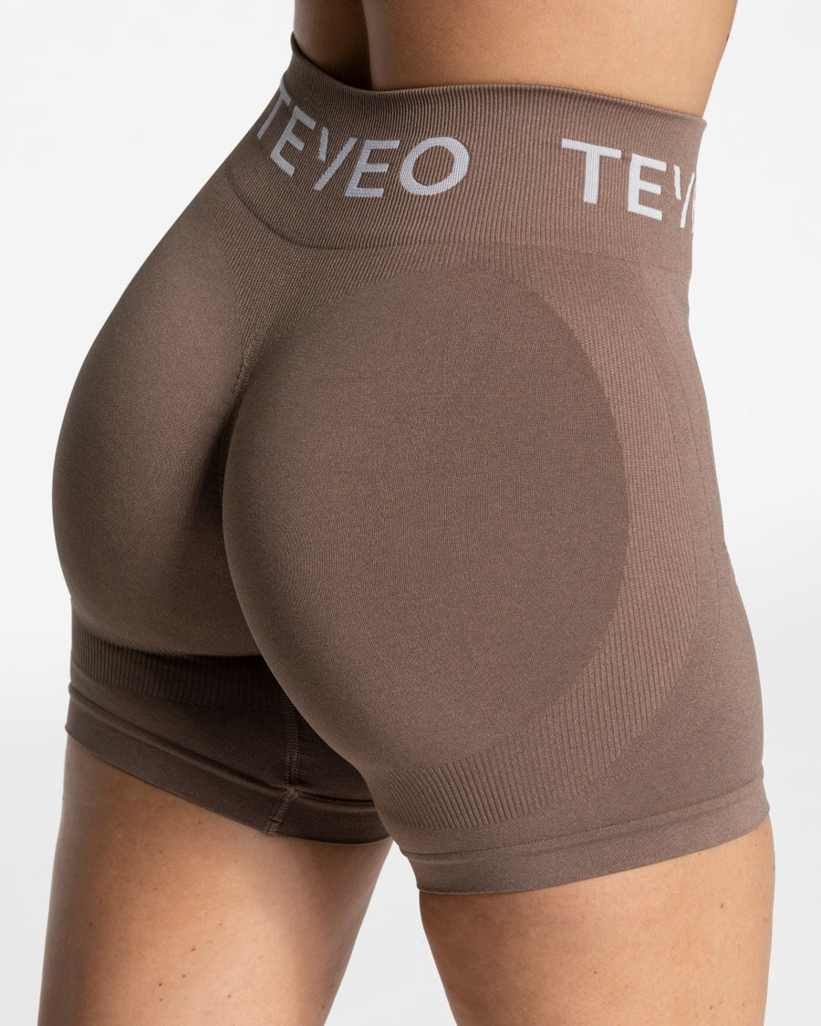 Signature Scrunch Shorts "Mokka"