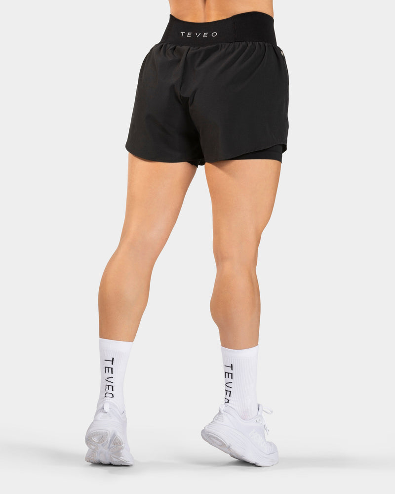 END Running Socken (2er-Pack) "Weiß - Schwarz"