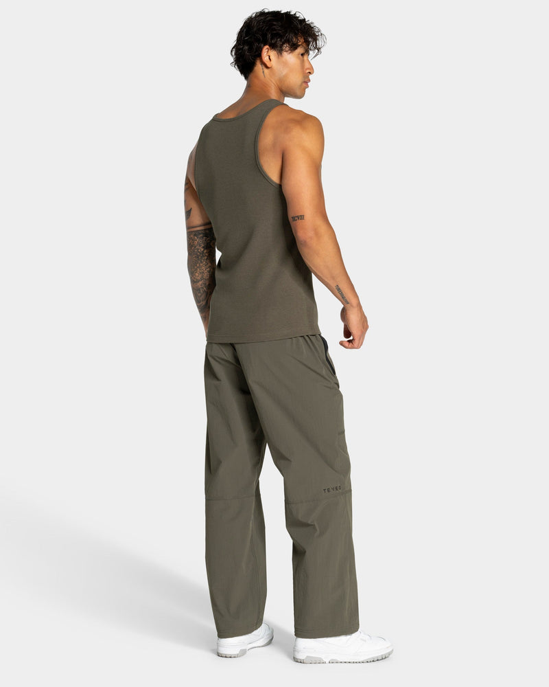 Workout Ribbed Tank "Olive"