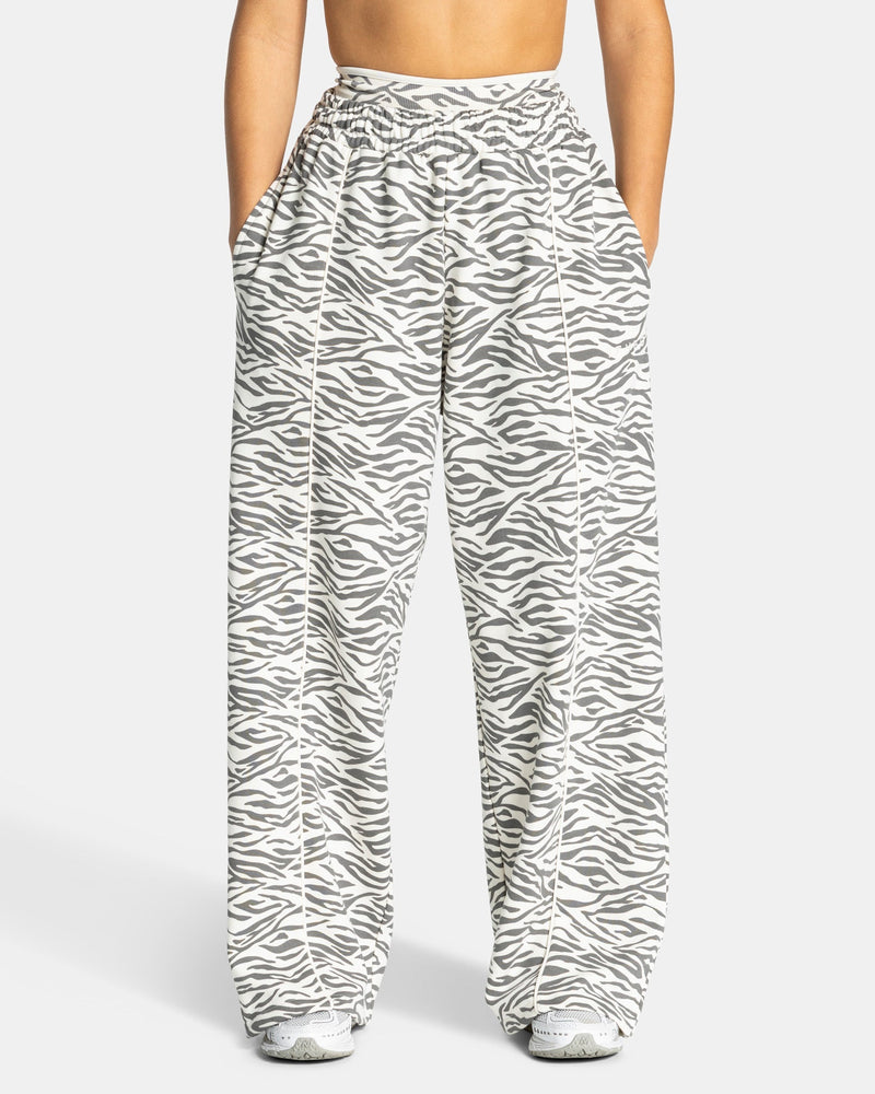 Contrastline Wide Leg Jogger "Zebra Off White"