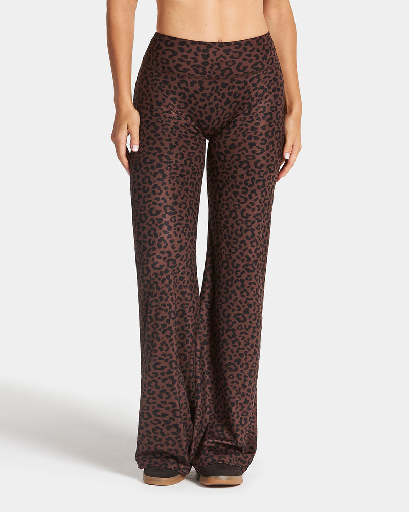 Allrounder Straight Leg Pants Regular Leo Walnut